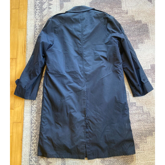 VINTAGE US Army Coat Mens 38R Blue Lined All Weather Removable Liner 80s - Picture 10 of 10